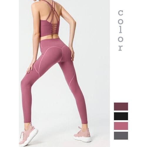 Women Seamless Yoga Set Fitness Sports Suits Gym Clothing Sleeveless Top Shirts High Waist Running Leggings Workout Pants