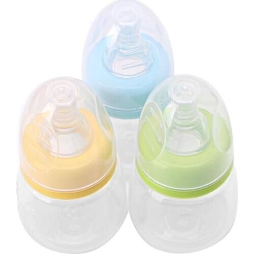 1pc 60ml 2OZ Silicone Standard Neck Baby Infant Feeding Nursing Nipple Bottle New Dropship