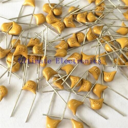 1000pcs/lot Multilayer ceramic capacitor 102 50V 1nF 102M P=5.08mm