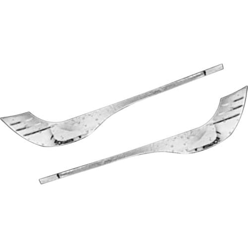 2PCS Front Fog Lamp Lamp Eyebrow Cover Decorate Trim for Mazda CX5 CX-5 2017 2018 2019