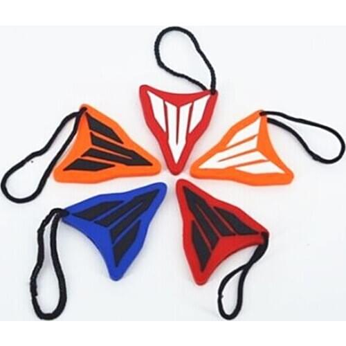 Motorcycle Accessories Cool Rubber Keychain Key Ring Key chain keyring for YAMAHA FZ07 MT-07 MT125 FJ09 MT09 Scratch Rubber