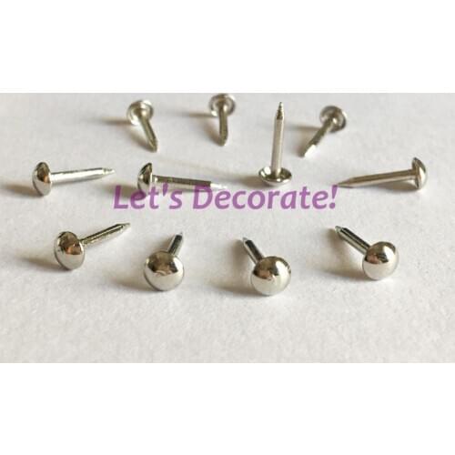 Free DHL shipping 3500pcs/lot 5mm Nickel Plated Home or Garden Decorative Tack, Hobnail, Upholstery Nail