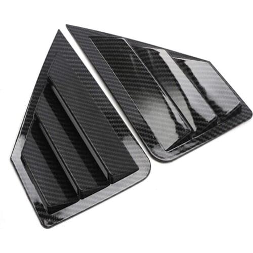 For Toyota C-HR CHR 2016-2020 Car Rear Side Window Louver Air Vent Scoop Shade Cover Blind Trim Accessories