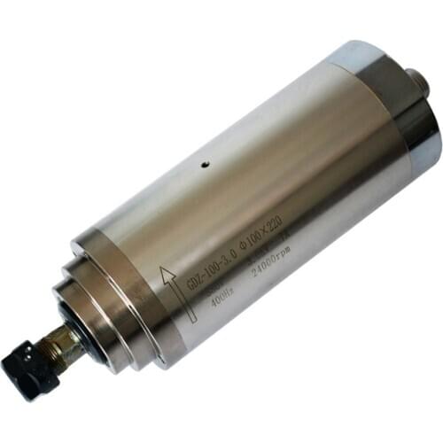 Engraving machine spindle motor head 800W water-cooled woodworking electric spindle five-piece high-speed