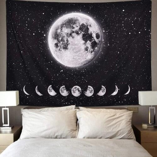 Galaxy Night Sky Tapestry Starry Space Tapestry Universe Stars Sky Tapestry Planet Tapestry for Living Bedroom Decoration Mural
