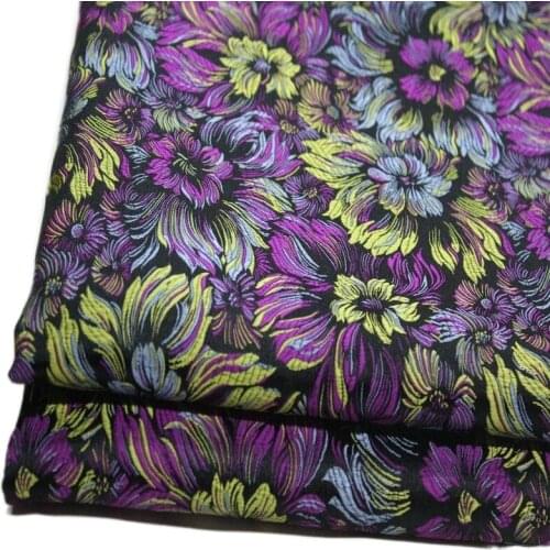 Wide 29" Chinese Cheongsam BJD Mongolian Dress Material Stage Silk Satin Clothing Cloth Diy Jacquard Brocade Fabric