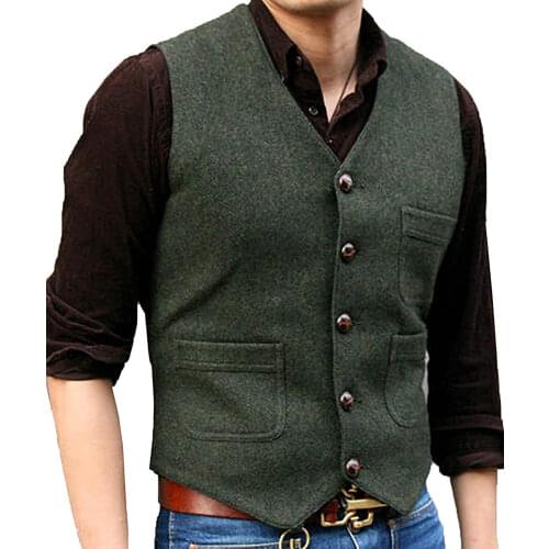 Lifetime Not Regret Men's Suit Vests