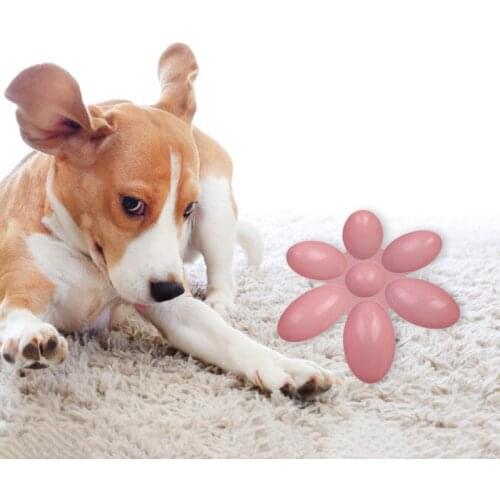 6 in 1 Pet Bowls for Cats Dogs Petal Shape Water Food Feeder Bowls Feeding 6 Pets at the Same Time Pet food bowl