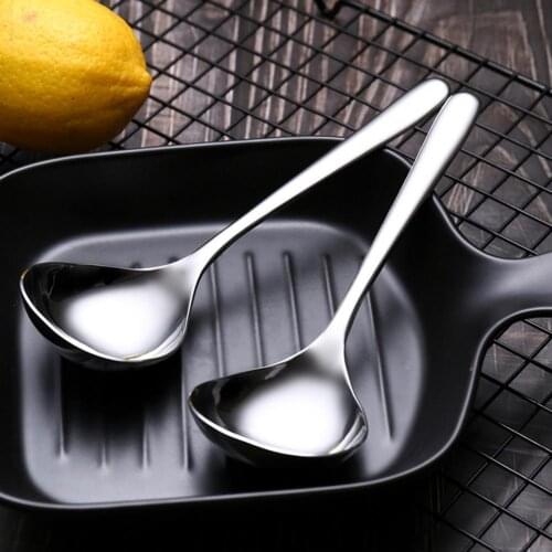 Multifunction Stainless Steel Spoon Soup Spoon Long Handle Ice Coffee Tea Spoon Kitchen Tableware Cooking Spoons