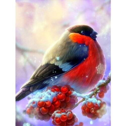 5D DIY Diamond Painting Bird Animal Cross Stitch Kit Full Drill Embroidery Mosaic Art Picture of Rhinestones Crafts Home Decor
