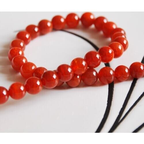 Natural red dragon vein stone 6-10mm round loose beads DIY bracelet necklace earrings jewelry making craft findings handmade