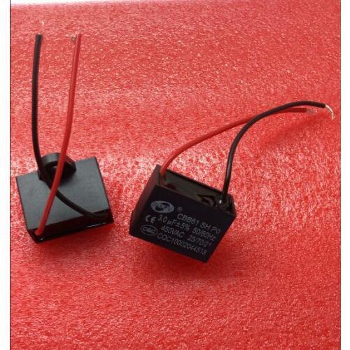 CBB61 fan starting capacitor 1.2/1.5/1.8/2/2.5/3/4/5/6/7UF ceiling fan range hood 450V 10 Piece 1lot