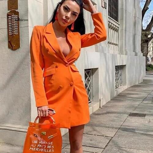 Женские длинные пиджаки Rebicoo China At AliExpress