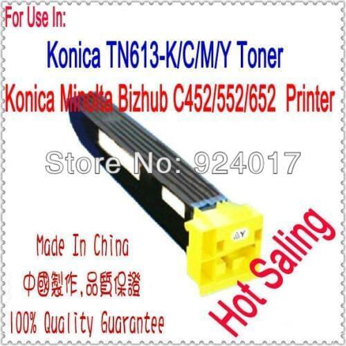 Toner Cartridge For Konica Minolta 452 552 652 654 754 654e 754e Printer,TN-712 TN712 TN-618 TN618 TN 712 618 Refill Black Toner