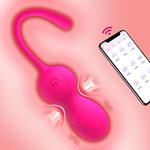 APP Control Smart Ball Vibrator Kegel Ball Ben Wa Ball Vagina Tighten Exercise Machine Sex Toy for Women Vaginal Geisha Ball