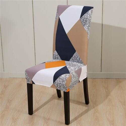 Universal Size Big Elastic Chair Cover Christmas Cheap Stretch Chair Cover Seat Slipcovers For Dining Room Hotel Banquet Home