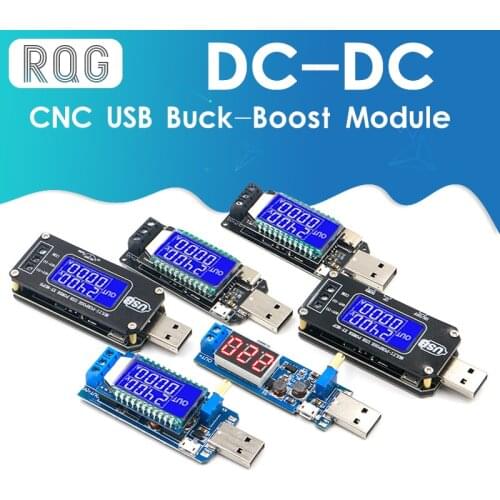 DC-DC CNC USB buck-boost power supply voltage regulator module 5V to 3.3V 9V 12V 24V desktop power module