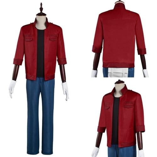 Cells at Work! Code Black/Hataraku Saibou Black -Sekkekkyuu /Red Blood Cell Cosplay Costume Coat Pants Outfits Halloween Suit