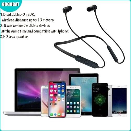 Chargeable Bluetooth Earphone Wireless Headphones Stereo Headset Sport Earpiece Bluetooth Earbuds HiFI Bass Hands-free with mic