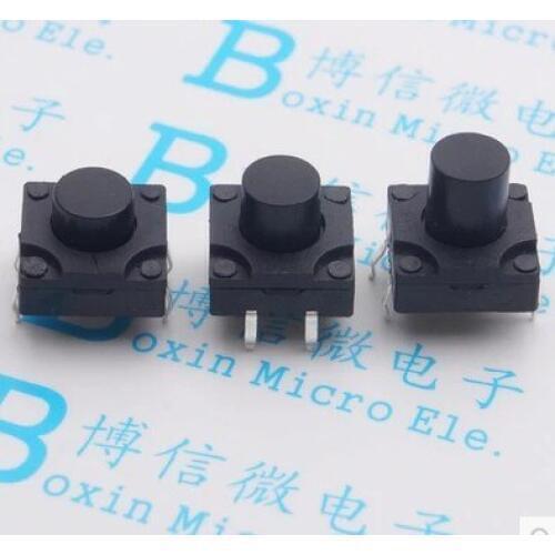 20Pcs/Lot 12*12*6Mm Waterproof Switch Dustproof Dip Four Foot Touch Switch