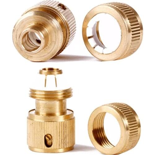 3/4 inch Male Female Thread Quick Connector Copper Garden Water Faucet Connection Parts Car Washing Pipe Fittings
