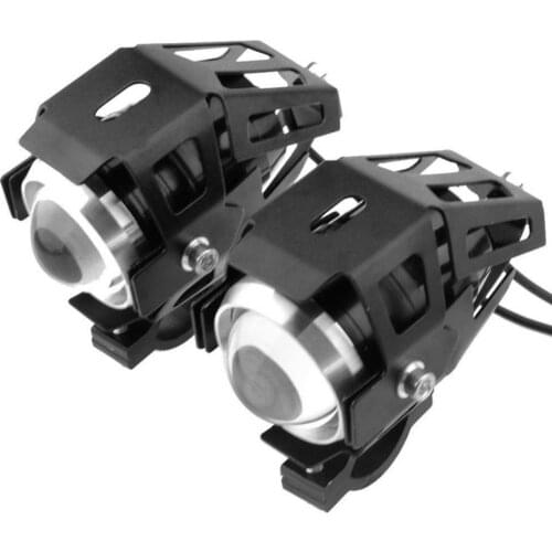 85% Hot Sales!!! 2Pcs/Set U5/U7 LED Super Bright Motorcycle Headlight Spot Lamp Stroke Light