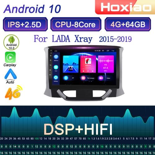 2din 4G Android 8.1 Car Radio Multimedia Video Player For LADA Xray X ray 2015 2016 2017 2018 2019 Navigation GPS 2 din