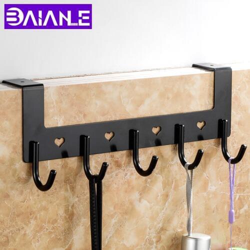BAIANLE Hanging Hooks Hydroponic Coats Jeans Garage Storage Pegboard Wall Mount Kids Clothes on Door Hook Bathroom Towel