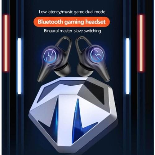 K92 Wireless Earphone Mega Bass Sensitive Low Latency Bluetooth5.0 TWS Dynamic Earbud for Playing Games for iPhone Xiaomi Huawei