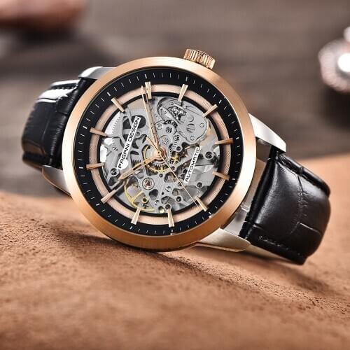 PAGANI DESIGN Brand Mens Mechanical Waterproof Watches Fully automatic Hollow-Carved Design Sports Fashion Watch pagani design