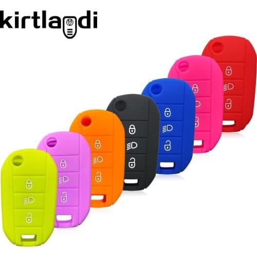 Kirtlandi for Citroen C4 C5 Berlingo 2020 Key Cover Fob Case for Peugeot 3008 2008 208 308 508 408 2008 307 4008 Car Accessories
