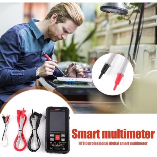 New 9999 Counts Digital Multimeter Smart Auto Range 1000V 10A Tester Meter Ohm Hz Capacitance REL True RMS AC DC DMM Multitester