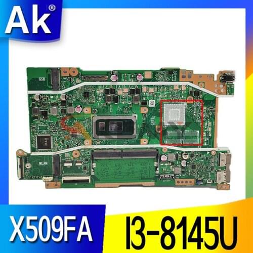 For ASUS Vivobook X509FA-EJ239T X509F X509FB X509FJ X509FL Laotop motherboard X509FA original mainboard w/ I3-8145U CPU test ok