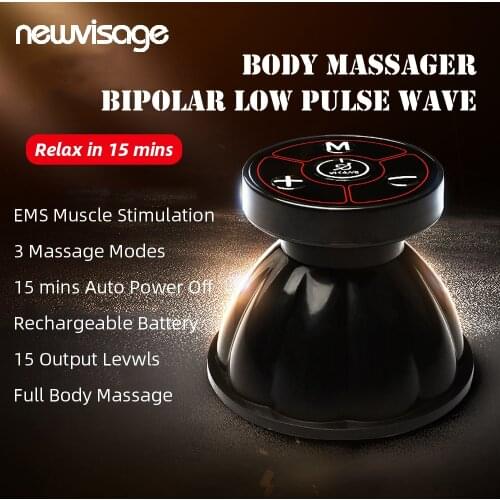 EMS Neck Shoulder Massager Electro Muscle Stimulation Electric Cupping Arm Leg Waist Foot Body Massage Home Health Care Device