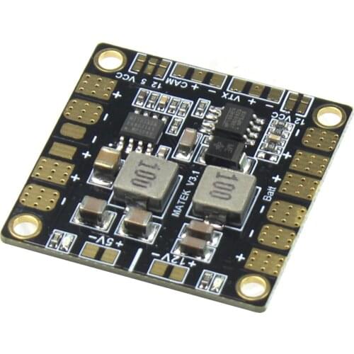 Feicaho Mini Power Hub Power Distribution Board PDB with BEC 5V & 12V for FPV QAV250 ZMR250 Multicopter Quadcopter Drone