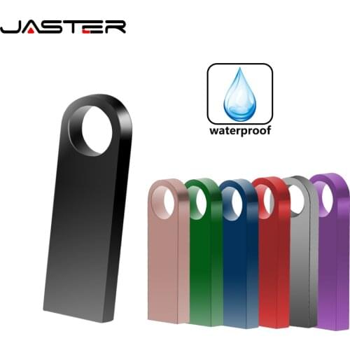 New JASTER usb flash drive 64GB 32GB 16GB 8GB 4GB pen drive pendrive флешка waterproof silver u disk memoria cel usb stick gift