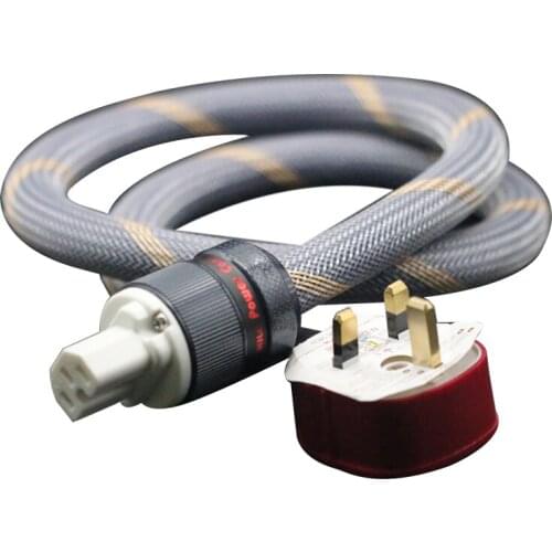 FURUKAWA T1 oxygen-free copper British standard 5N Power cable MK power line GB HK Plug hifi power cord