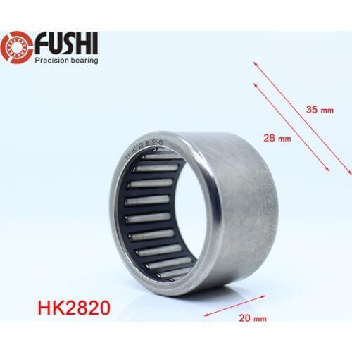 HK2820 Needle Bearings 28*35*20 mm ( 5 Pcs ) Drawn Cup Needle Roller Bearing TLA2820Z HK283520 67941/28