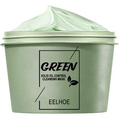 50g/100g Face Green Tea Ice Muscle Mud Clay Mask Anti-Acne Shrink Pores Acne Scar Removal Blackheads Skin Care