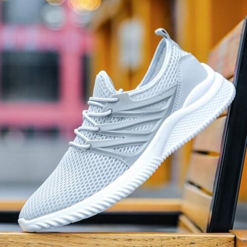 Men Running Shoes Summer Mesh Breathable Sneakers for Men Tennis Shoes Lightweight Comfortable Casual Shoes
