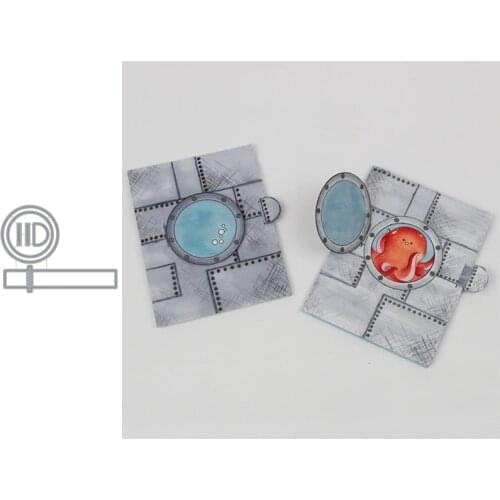 Cabin Window Decorative Embossing Papercard Crafts Die 2021 Pop Up Window Metal Cutting Dies New 2021