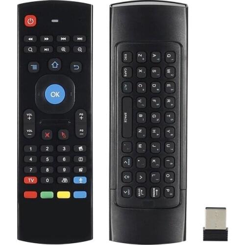 MX3 Air Mouse Smart Voice Remote Control 2.4G RF Wireless Keyboard for X96 Mini Mecool KM9 A95X H96 MAX Android TV Box