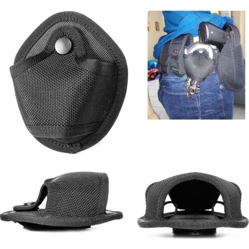 Tactical Handcuff Holder Bag Multifunctional Universal Quick Pull Bag Waist Pockets Durable for Hunting
