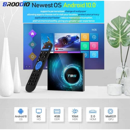 Android 10 TV Box 4G 64GB 128GB 2.4/5G WIFI YouTube Media player 6K Ultra HD Video Smart-TV Smart TV Box Android TV Set Top Box