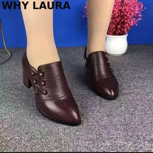 Spring autumn 2021 women office shoes high heels sexy women dress shoes plus size 35-43 women party shoes