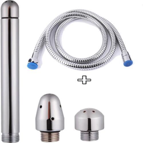 1pc 304 Stainless Steel Bidet Shot Deep Shower Enema Douche Anal Cleaning System Nozzle Tip
