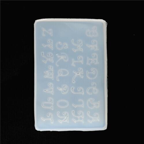 1Pcs Silicone Rectangle Russian Alphabet Letters Chocolate Cake Mold DIY Ice Fondant Tray Cake Decorating Tool