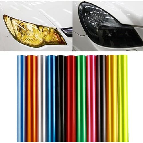 30cm x 100cm Auto Car Tint Headlight Taillight Fog Light Vinyl Smoke Film Sheet Sticker Cover Automobiles Decal Car styling