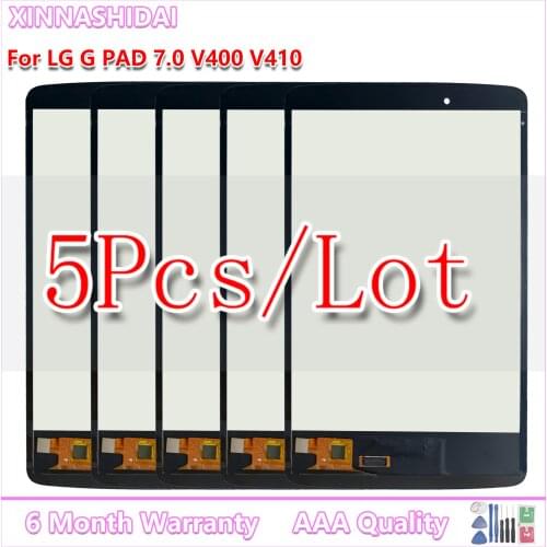 5pcs/For LG G PAD 7.0 V400 V410 Full Touch Screen Digitizer Sensor Glass LCD Display Panel Monitor Assembly