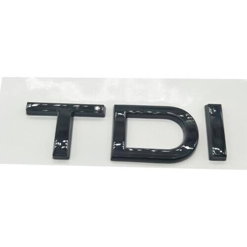 For Audi A4 S4 A5 S5 A6 C6 A7 A8 A6L TDI Glossy black Emblem Car Styling Rear Trunk Letter Number Logo Sticker